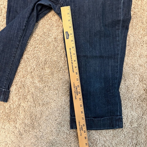 Banana Republic Denim Cropped Trousers Mid Rise Women’s Size 10 - Picture 9 of 11